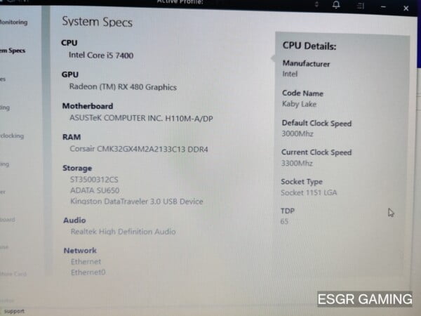 Intel i5 16GB DDR4 RX480 8GB - Image 4