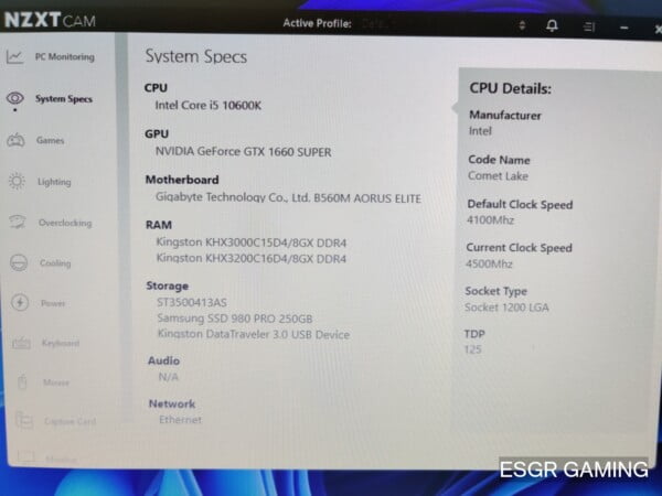 Intel i5 10600k 16GB GTX1660S - Image 5