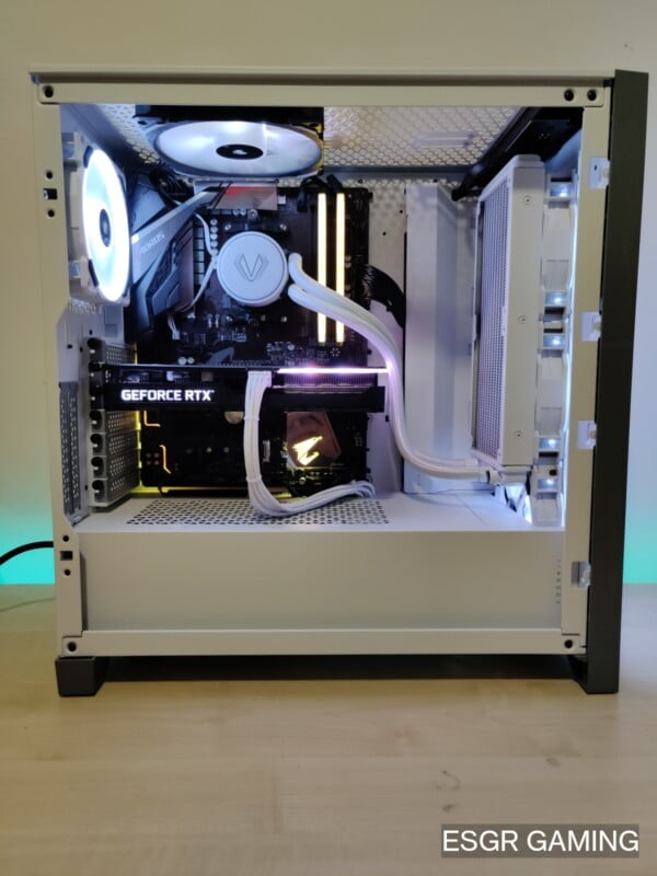 White RYZEN 7 5800x RTX3060TI 16GB DDR4 - Image 8