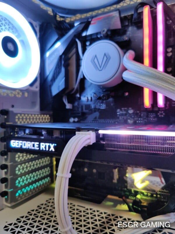White RYZEN 7 5800x RTX3060TI 16GB DDR4 - Image 10