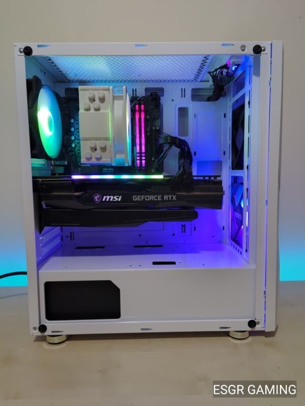 RTX3070 Intel i5 12th Gen 16GB DDR4 White - Image 3