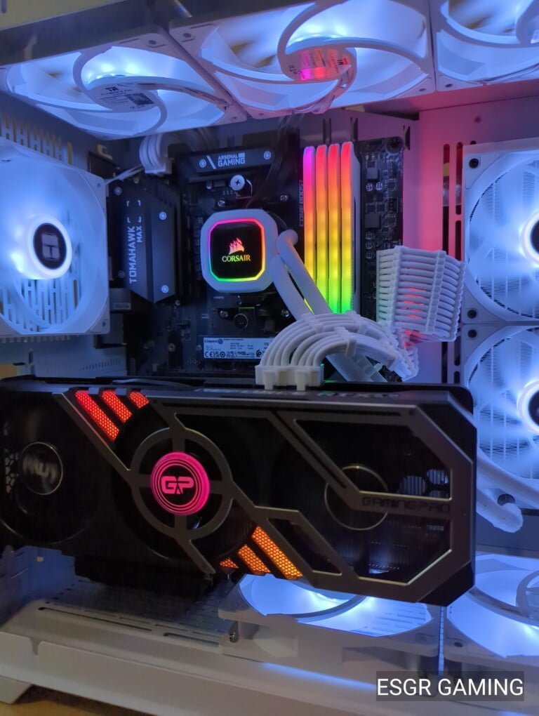 WHITE High Specs RTX3080 Ryzen 7 5700x 32GB RAM