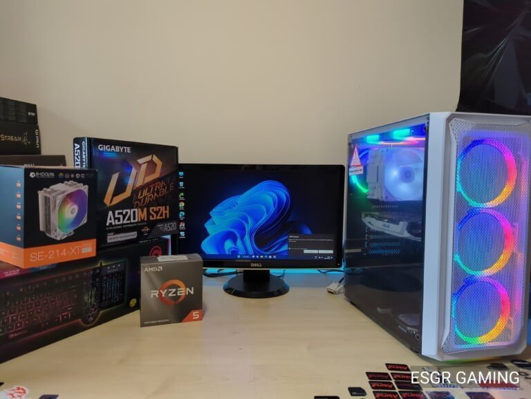Full Set White RYZEN 5 16GB DDR4 GTX1070