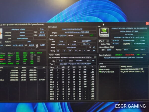 Ryzen 9 5900x RTX3080 32GB RAM - Image 9