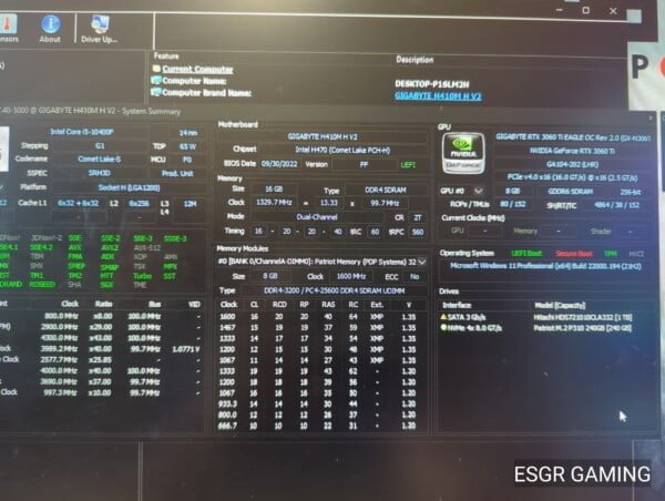 RTX3060TI INTEL i5 16GB DDR4 - Image 5
