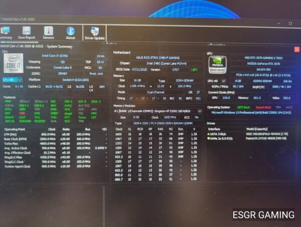 Intel i7 10700 RTX3070 16GB RAM - Image 5