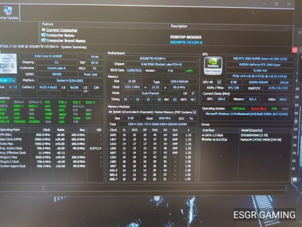 Intel i5 16GB RTX2060 SUPER - Image 11