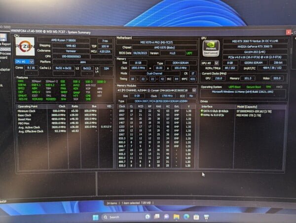 Ryzen 7 5800x 16GB RTX3060ti - Image 3