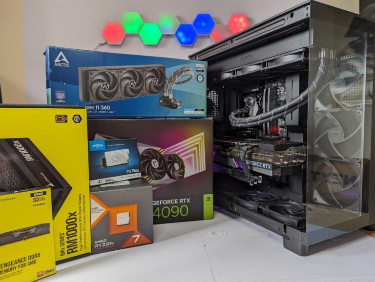 High End RTX4090 Ryzen 7800x3D 32GB DDR5
