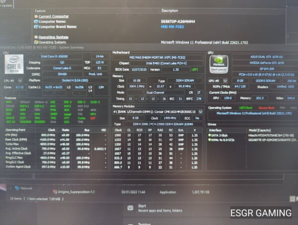 Intel i5 10600k 16GB GTX1070 - Image 5