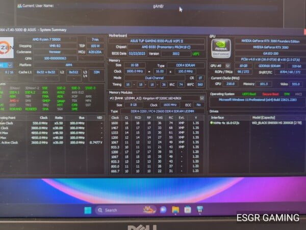 TUF Ryzen 7 5800x 16GB RTX3080 - Image 6