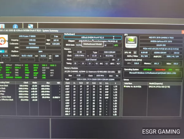 Ryzen 7 5800x 16GB RTX3070 - Image 4