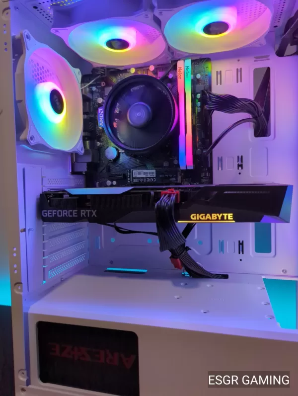 WHITE Ryzen 5 16GB RTX3060TI - Image 2