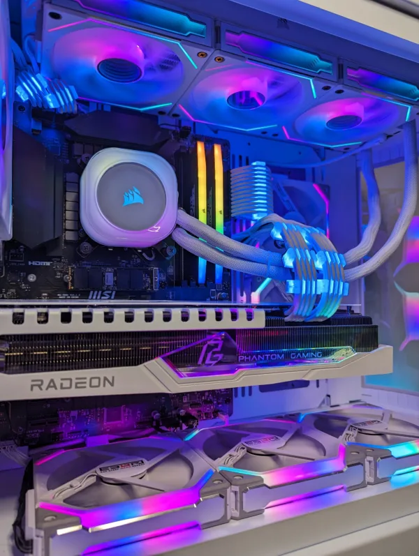 Intel i9 14900KF 32GB DDR5 RX7900XT WHITE - Image 6