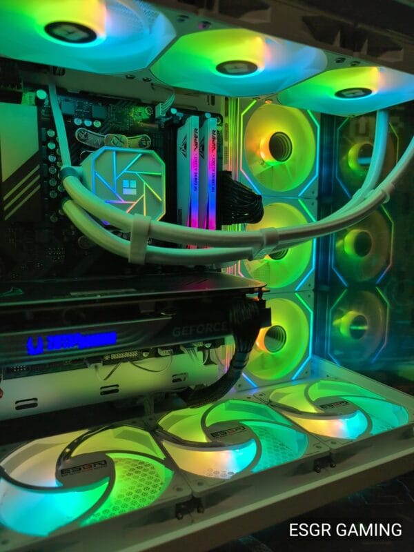 White Ryzen 7800X3D 32GB DDR5 RTX4070 SUPER - Image 7