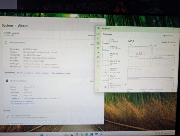 Dell Precision 3660 i7 12700 32GB DDR5 RTX A2000 - Image 7